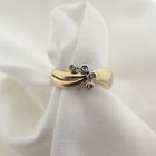 Image 5 of Golden fantasy ring with diamonds | 0.04 ct.