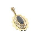 Image 3 of Vintage gold pendant with garnet