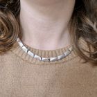 Image 9 of White gold fantasy link necklace.