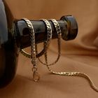 Image 10 of Gold flat gourmet link chain