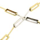 Image 2 of Two-tone gold fantasy link necklace