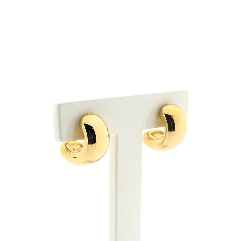 Image 3 of Gold stud earrings | Ball