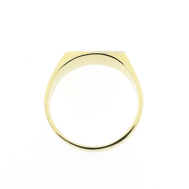 Image 5 of Tricolor gold signet ring | Men