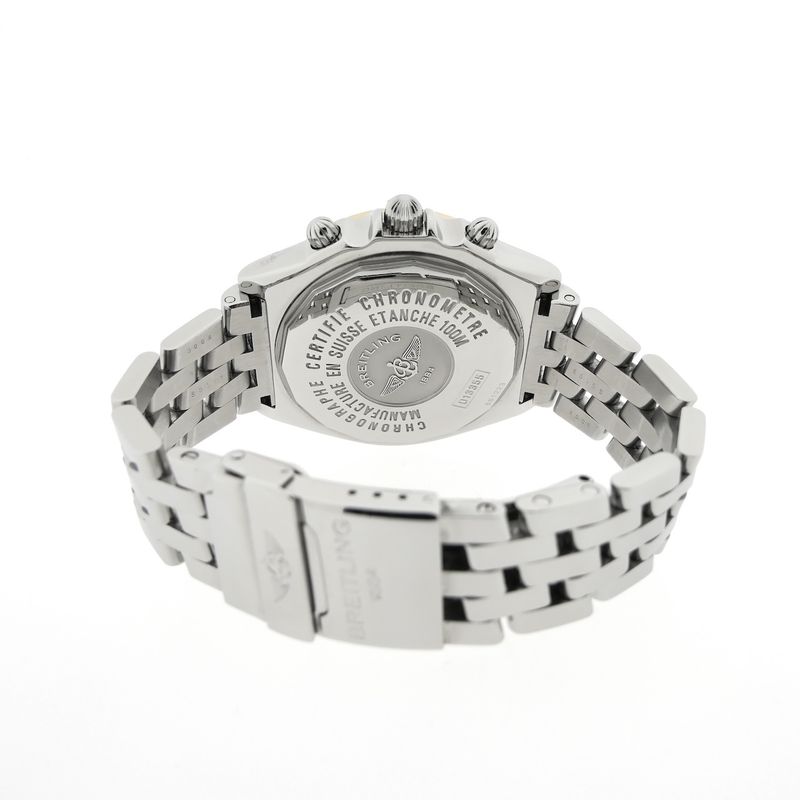 Image 17 of Breitling Crosswind Chronograph D13355; 18k gold/steel men's watch