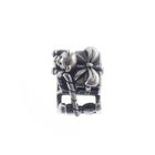 Image 5 of Pandora charm; Silver with gold; Christmas sled