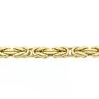Image 7 of Gold square king chain | 70 cm