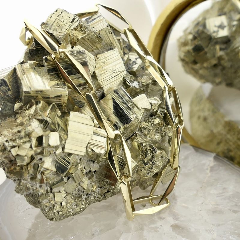 Image 2 of Gold closed for ever bracelet | 21 cm