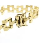 Image 3 of Gold Bismarck link bracelet
