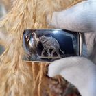 Image 5 of Siam silver buckle with elephant pattern