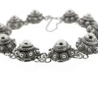 Image 9 of Vintage silver bracelet with Zeeland buttons | 18.5 cm