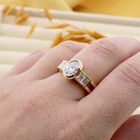 Image 8 of Exclusive gold ring with diamond; 1.60 ct.