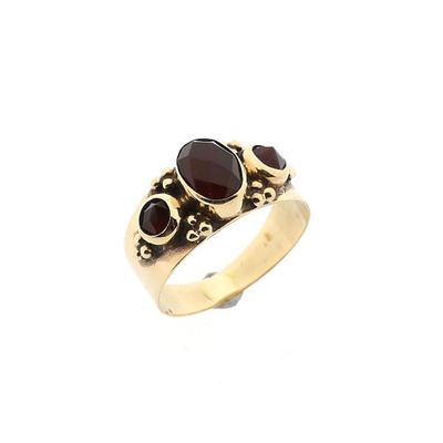 Image 1 of Vintage Gold Ring with Garnet