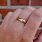Image 10 of 18K Bicolor Gold Ring with Zirconia