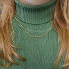 Image 10 of 18-karat gold chain link necklace | 46 cm