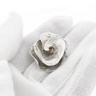 Image 8 of Textured Silver Rose Pendant