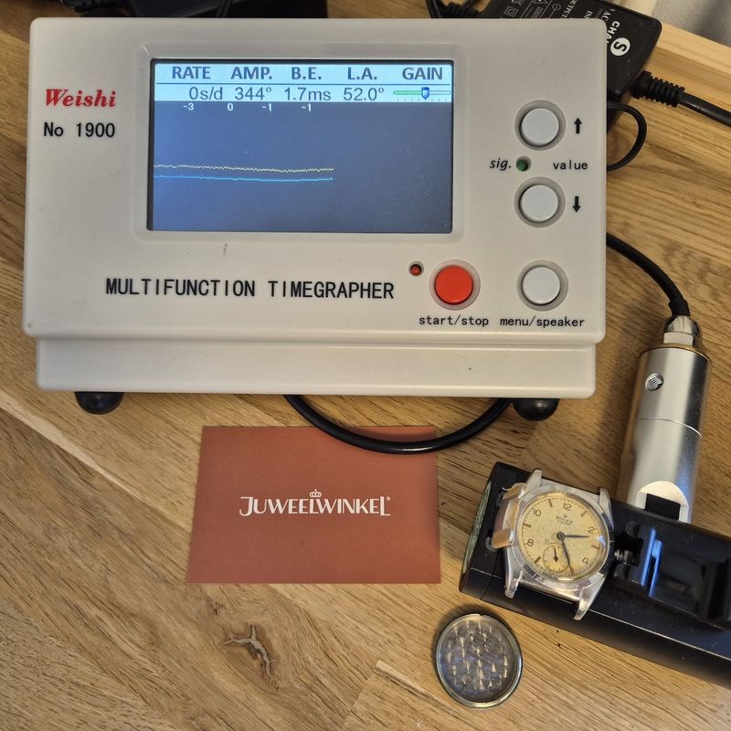 Image 6 of Rolex Oyster Precision 'Flat-Back' Ref. 2765; Vintage Watch