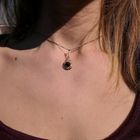 Image 4 of Vintage gold pendant with garnet