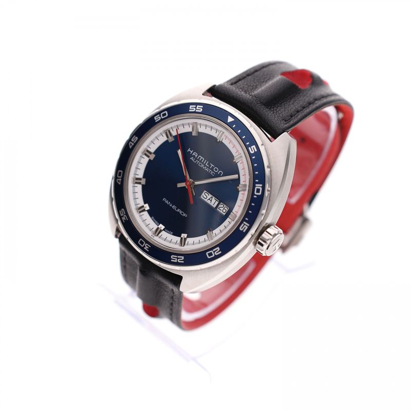 Image 3 of Hamilton Pan-Europ Automatic H354050; Men's Watch