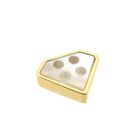 Image 6 of Gold button with mother of pearl