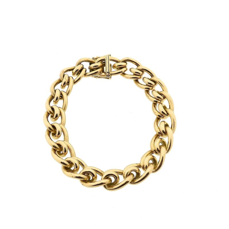 Image 3 of 18 Kt. Vintage Gold Fantasy Link Bracelet | 20.5 cm