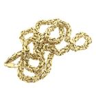 Image 9 of Gold square king link necklace; Midas