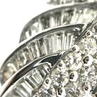 Image 8 of Exclusive cluster cocktail ring with diamond; baguette and brilliant cut 5.00 ct