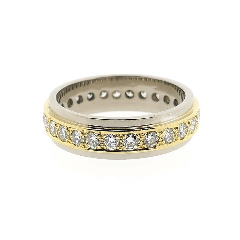 Image 3 of Bicolor alliance ring with diamonds