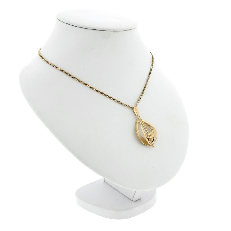 Image 6 of Golden abstract pendant