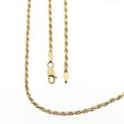 Image 1 of Gold twisted link chain