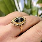 Image 8 of Gold entourage ring with garnet stones | Vintage