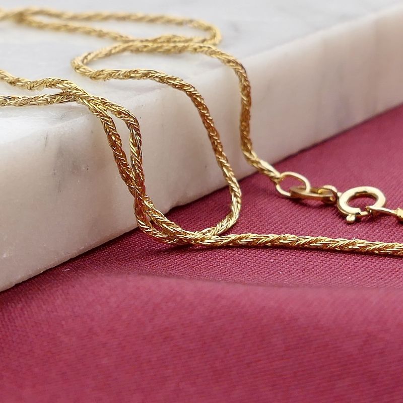 Image 2 of 9 carat fantasy link chain | 42 cm