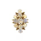Image 3 of Gold Statement Ring with Opal