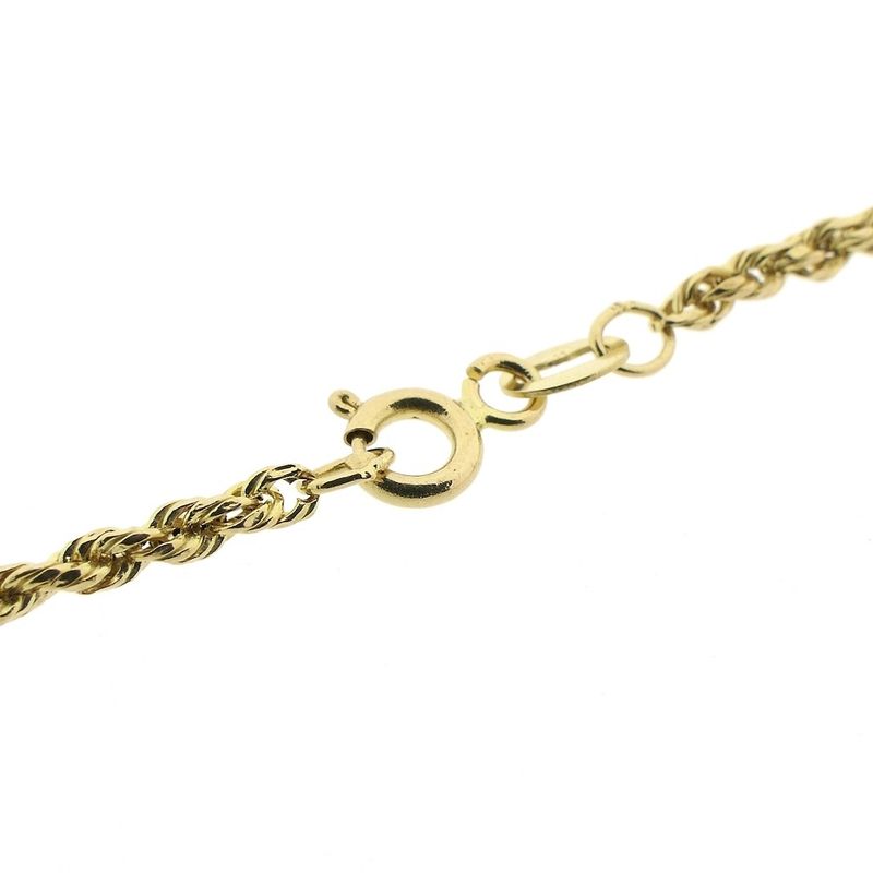 Image 5 of Gold twisted link bracelet | 19 cm