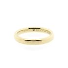 Image 4 of Bicolor Gold Wedding Ring with Diamond; 0.02 ct.