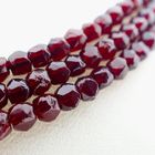 Image 6 of Glass bead necklace with gold clasp; Antique/vintage