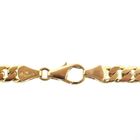 Image 6 of Gold flat gourmet link chain; Karakaş | 54 cm