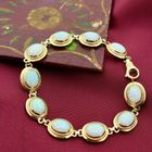 Image 2 of Gold bracelet with opal