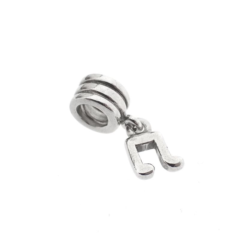 Image 1 of Pandora charm; Silver; Music Note