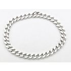 Image 5 of Silver bracelet; gourmet link | 21 cm