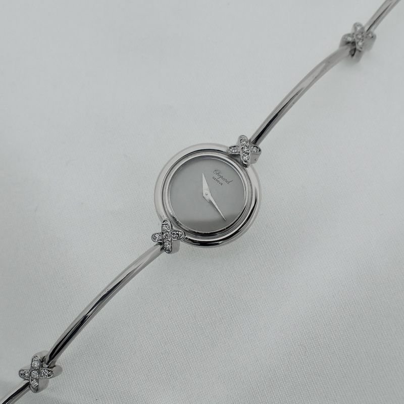 Image 14 of Chopard Cocktail Watch; Vintage 18k women's watch with diamonds