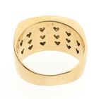 Image 6 of Gold pavé ring with zirconia