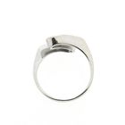 Image 5 of White gold ring with 0.04 ct diamond.