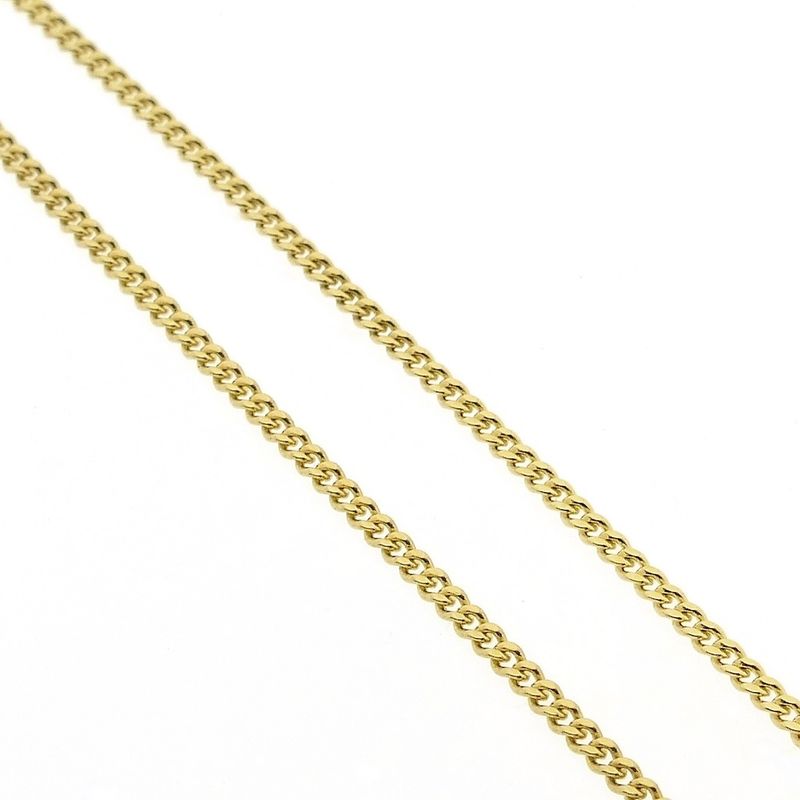 Image 5 of Gold gourmet link chain | 40 cm