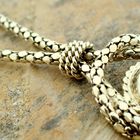 Image 4 of Gold mirrored mesh necklace | 45 cm