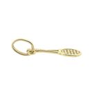 Image 7 of Gold pendant/charm of a tennis racket
