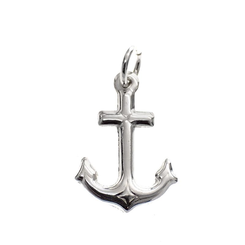 Image 1 of Silver charm; Anchor