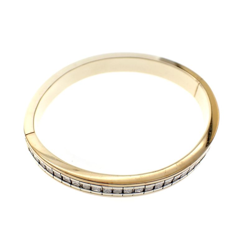 Image 6 of Gold slave bracelet with diamond 3.00 ct.