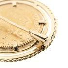 Image 6 of Gold pendant/brooch of a 10-guilder coin; Queen Wilhelmina 1925