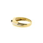 Afbeelding 7 van Bicolor gouden ring met diamant; 0,17 ct. 