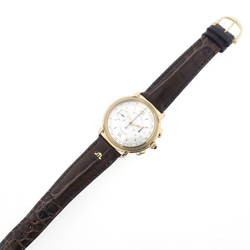 Image 9 of Maurice Lacroix Masterpiece Venus; 18k chronograph watch